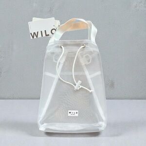 Wilo White Transparent Tote Bag